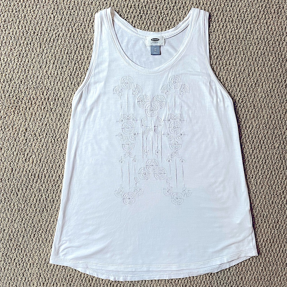 Old Navy Embroidered Tank